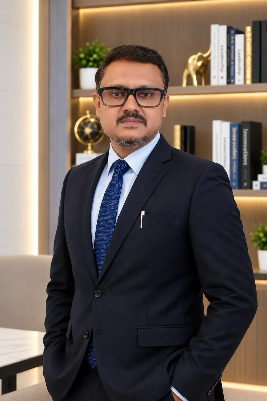 Portrait of Rahul Kumbhare, Executive Director of Advance Polymers Solutions Pvt. Ltd.