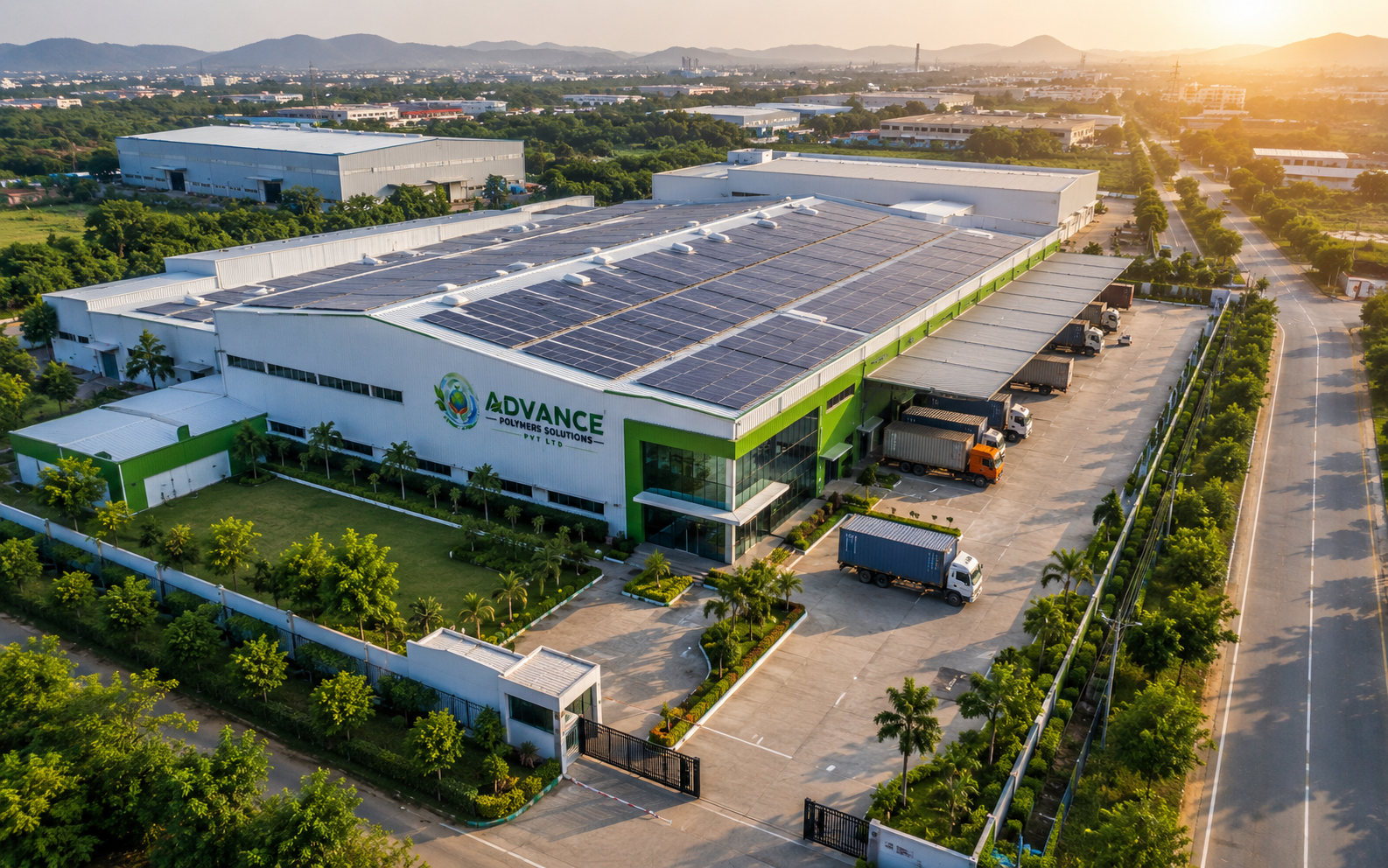 Placeholder image showing an overview of the manufacturing facility